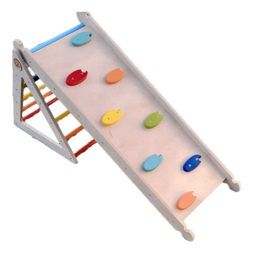 Triangulo + Tobogan / Escalador - 2 En 1 - Montessori 0