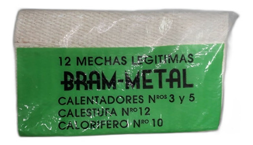 Mechas Calentador N°3 Y N°5 Bram Metal Legitima 1