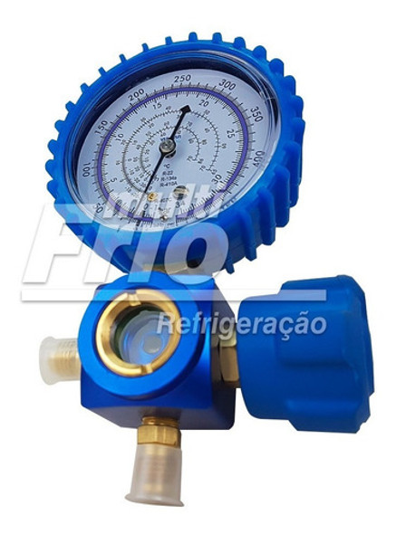 Kit Manifold 1 Via De Baixa R410a R134a R22 + 6 Mangueiras 1