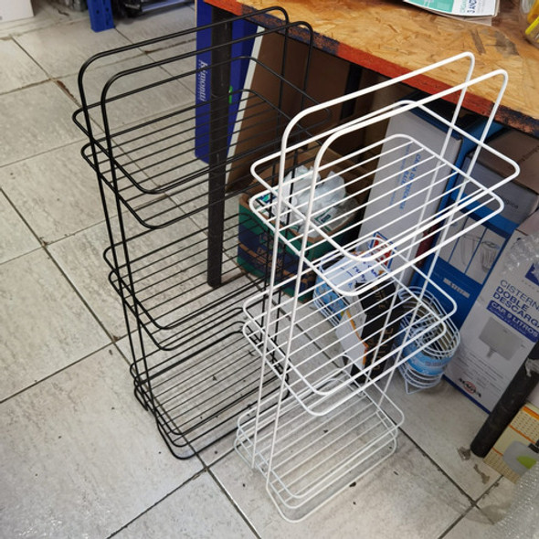 Organizador 3 Niveles Acero: Almacenamiento Elegante Baño Mc 1