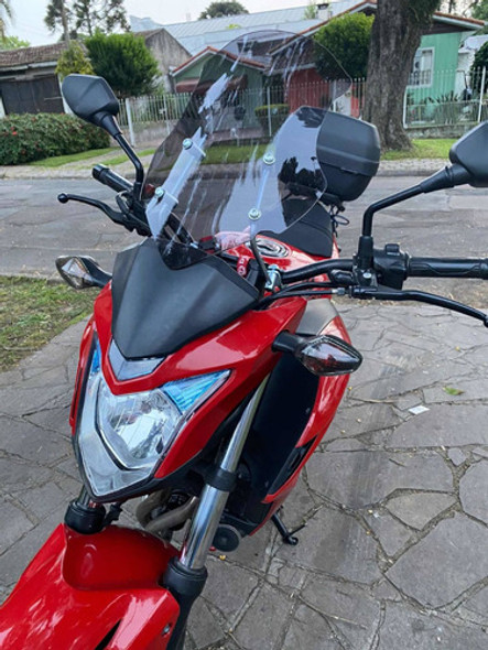 Bolha Parabrisa Honda Cb250 Twister  Crosser Cb500f -fume 1