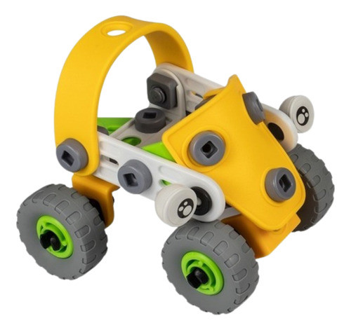 Four Wheels Brinquedo 2 Em 1 Montar 56 Peças Colorido Playd 1