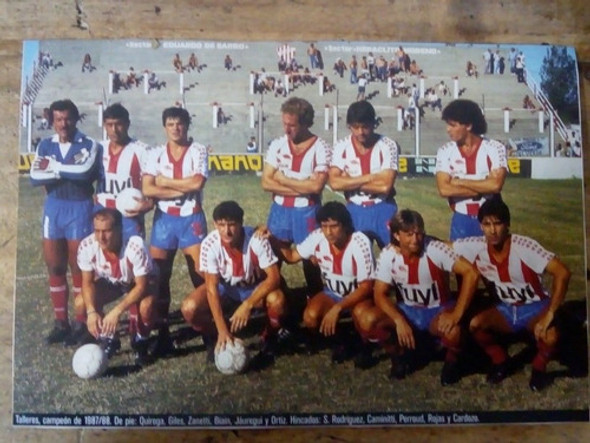Recorte Talleres De Escalada Equipo Campeón 1987-88 0 Recorte Talleres De Escalada Equipo Campeón 1987-88 0