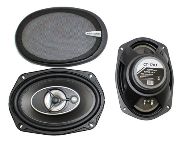 Juego De Parlantes  6x9  3 Vias 150w 0
