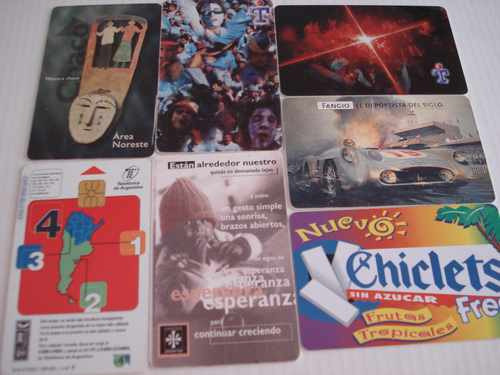 10 Tarjetas Telefonicas De Telefonica De Argentina 1