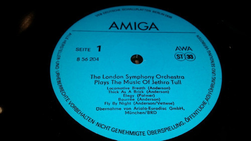 London Symphony Ian Anderson Jethro Tull Fly By Night Lp 87 1