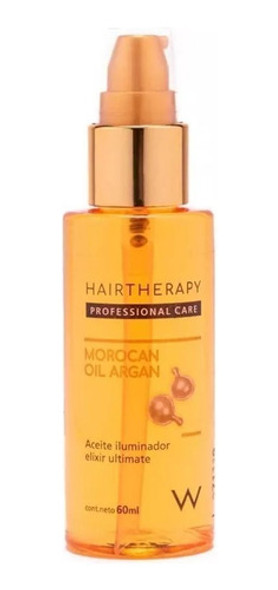 Aceite Iluminador Argan Morocan Oil Elixir Hair Therapy 60ml 0