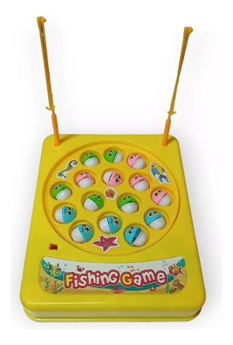 Juego De Pesca Pesca Magic Forma De Pez A Pila Con Cañas 1