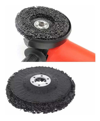 Disco Fibra Removedor De Pintura Pulir Hierro Madera 41/2 0