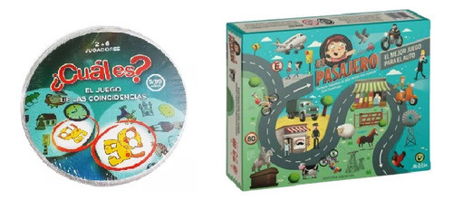 Combo Juego De Cartas Cual Es ? Coincidencias + El Pasajero 0