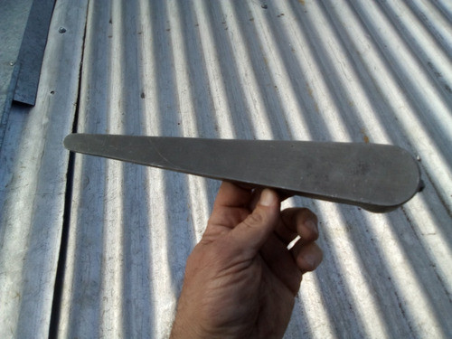 Antigua Manija De Puerta De Avion En Duraluminio Decoracion 0