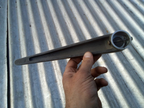 Antigua Manija De Puerta De Avion En Duraluminio Decoracion 1