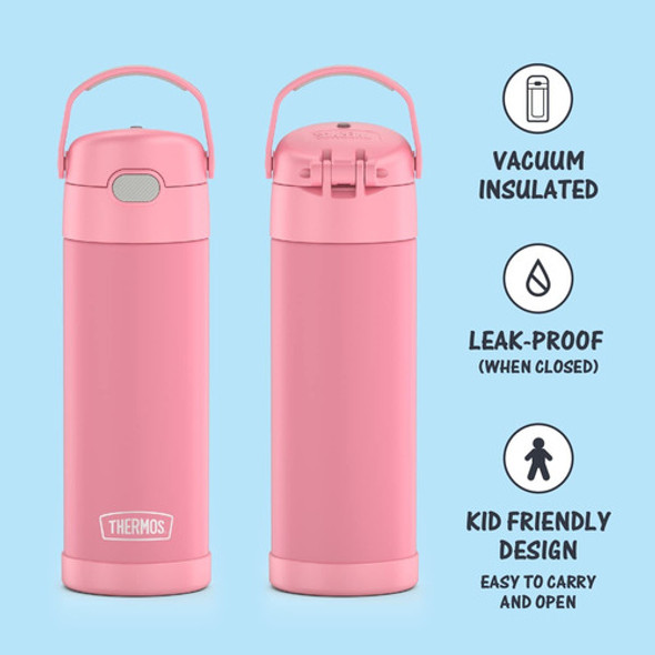 Thermos Funtainer 16 Onzas De Acero Inoxidable Botella Aisla 1