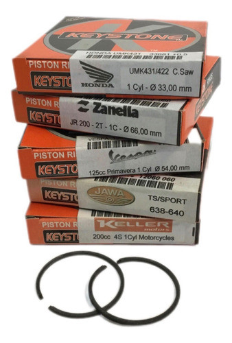 Juego De Aros Para Motos Puma 200 Cc En Std 2t 0