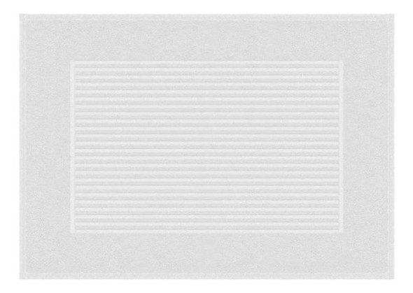 Toalha Piso Basic Atlântica Com Antiderrapante Branco 0