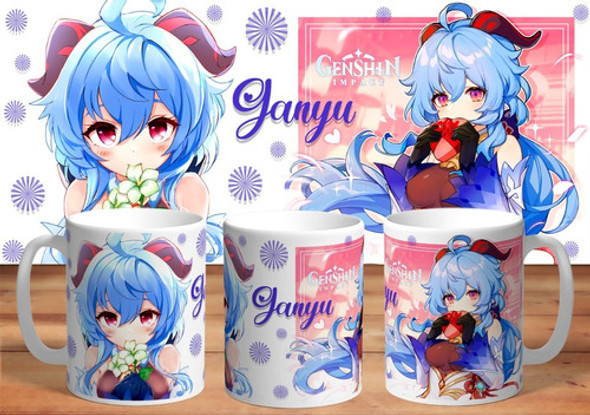 Taza Ganyu, Genshin Impact De Plástico 0 Taza Ganyu, Genshin Impact De Plástico 0