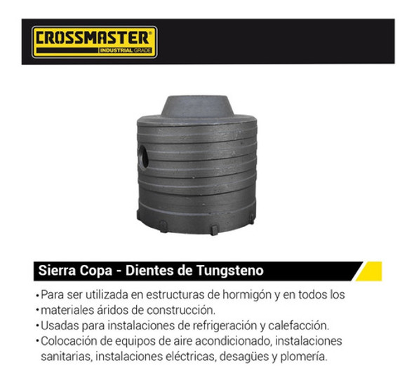 Sierra Copa 65 Mm Widia Hormigon Profesional Crossmaster 1