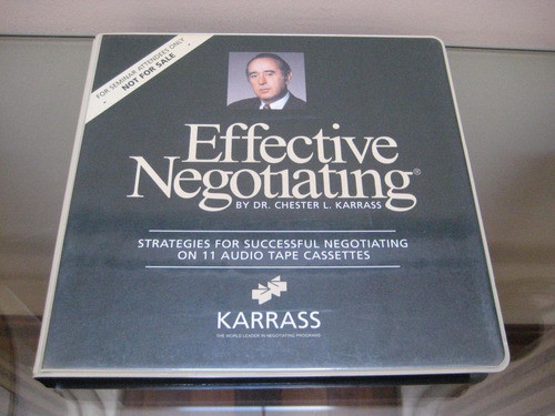 Curso Audio Ingles Negociar Efectivamente Karras 11 Cintas 0