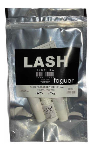 Kit Completo Tintura Permanente Pestañas Y Cejas Lash Color 0