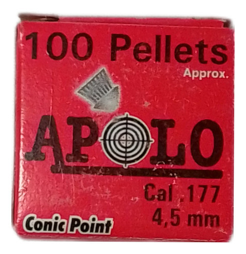 Balines Apolo 4,5 Punta Conica X 100 Uni Microcalibrados 0