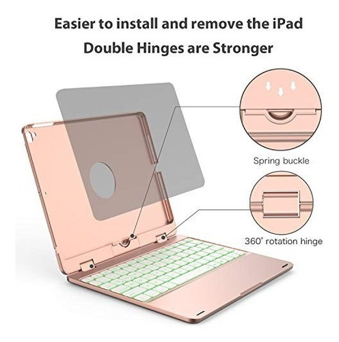Estuche Para Teclado Compatible iPad 2018 (6ta Generación) / 1