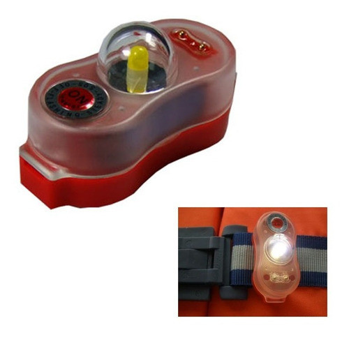 Luz Para Chaleco Salvavida X 3 Led Con Flash Aprobada Prefe 0