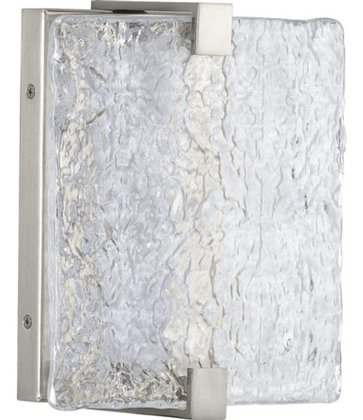 Progress Lighting Led Stone Glass Sconce Collection Brushed 0