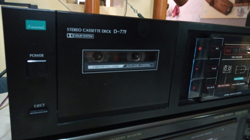 Casetera Sansui D 77 F Impecable 220v Japan 0