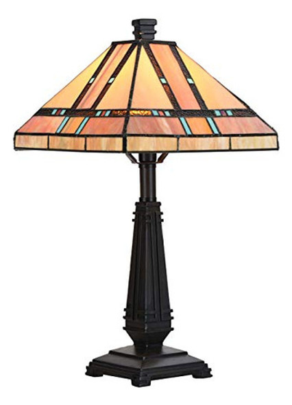 Bieye L10798 Mission Lámpara De Mesa Con Vitrales Estilo Tif 0 Bieye L10798 Mission Lámpara De Mesa Con Vitrales Estilo Tif 0