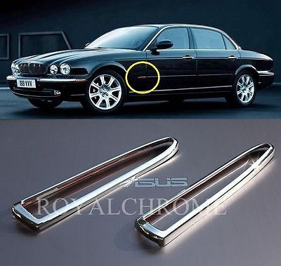 Usa Chrome Real Stock Lado Marcador Indicador Mic Jaguar Xj 0