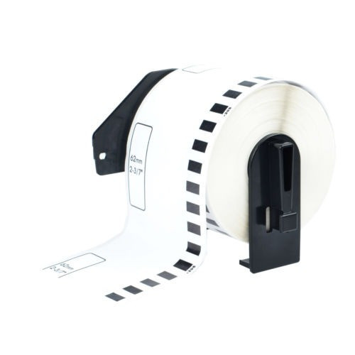 1 Rodillo Dk2205 100' Continuo Blanco Etiquetas Compatible P 0