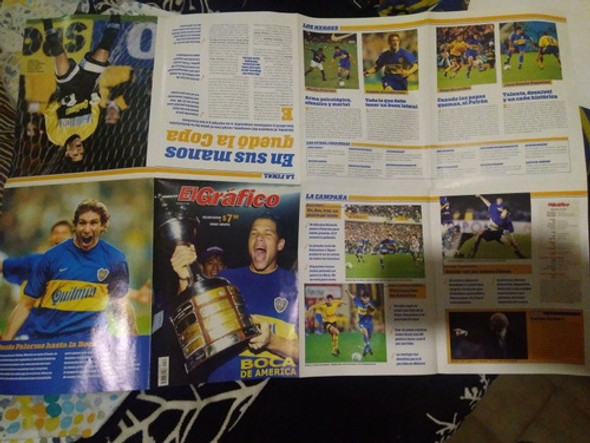 Reviposter Boca Campeón Libertadores 2000 El Grafico 1