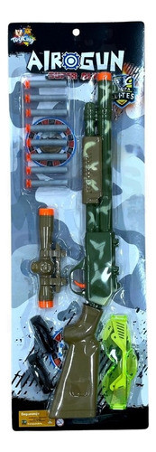 Kit Lançador De Dardos Espingarda Com Mira 0