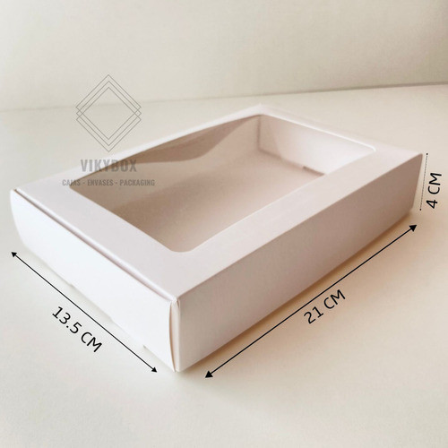 Caja Con Visor 21x13.5x4 Pack X25 0