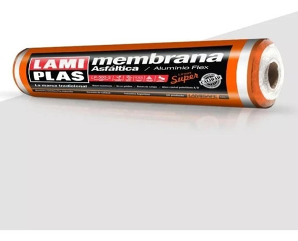 Membrana Asfaltica 4mm Aluminio Flexible De 45 Kg Premium 0