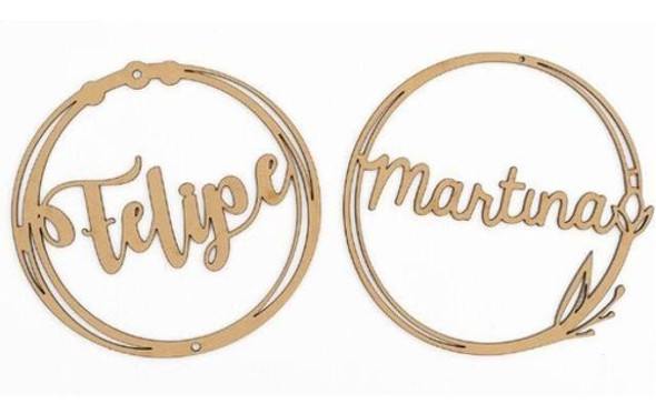 Aro Personalizado Con Nombre Calado Fibro Facil - Oferta! 0