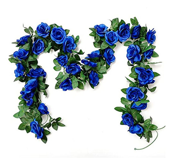 Giziuxne 2pcs Flores Artificiales Rosas Falsas Plantas De Vi 0