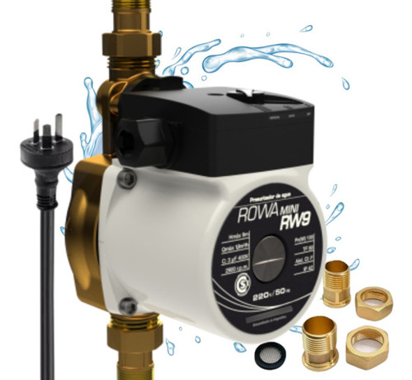 Bomba Aumentar Presión Agua Caliente - Rowa Mini 9 0