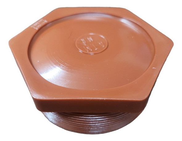 Tapon Macho Polipropileno Roscado 4 Pulgadas 1