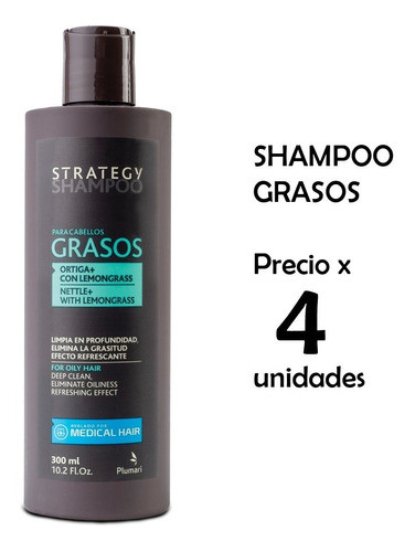Strategy Shampoo Cabellos Grasos X 300ml 0