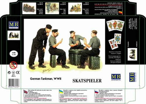 Master Box Figuras C.3525 Tanquistas Alemanes 1/35 0