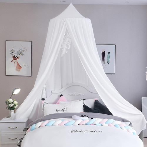 Dosel Para Cama P/niños Hggtjj, Large, Poliester, Blanco 0