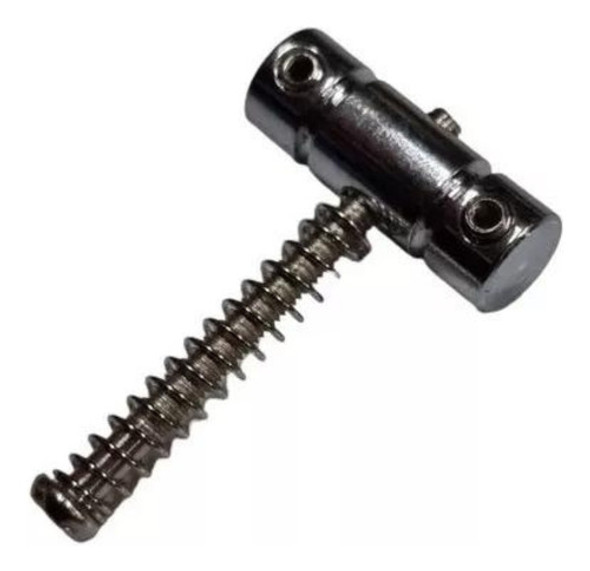 Saddle Guitarra Ponte Tele Cromado Unidade 0