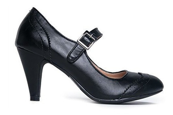 Tacones Mary Jane Oxford Zapatos Taco Bajo Lindos Zapatos Re 1