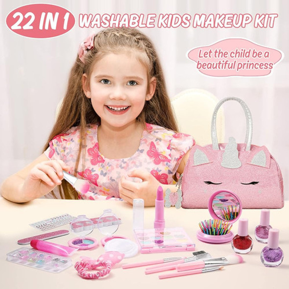 Holybelle Kids Makeup Kit Para Niña, Niñas Juguetes Real Was 1