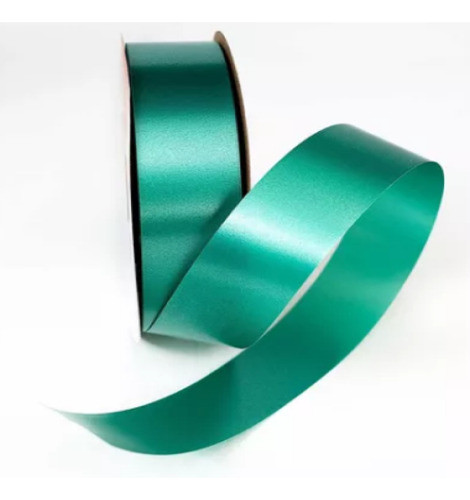 Fita Decorativa Plastica  Laço Bola 30mmx50mts Verde Escuro 1