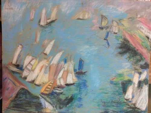 Raquel Araujo Pastel Original 45 X 35 0