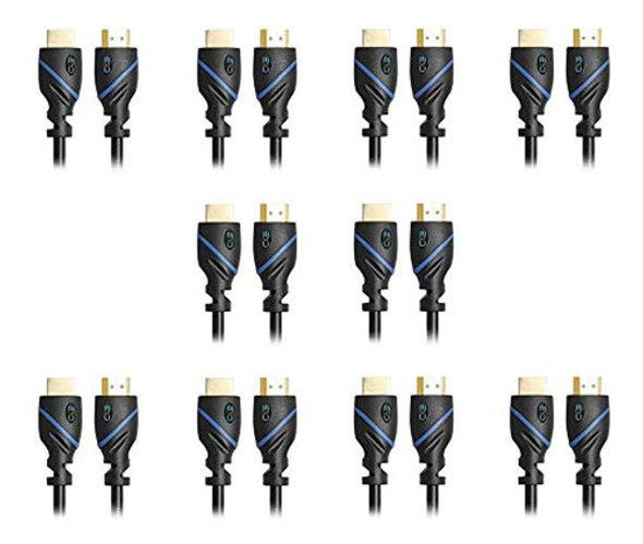 Cable Hdmi De Alta Velocidad De 10 Pies (3 M) Macho A Macho 0