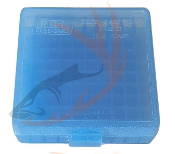 Caja Porta Municion Mtm 22lr P100-22 Blue 100 Tiros 0