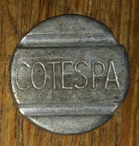 Ficha Telefõnica - Cotespa - Catál. C0 10 - Fe. 1